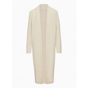 Babaton Aritzia Orpheum Cream Matte Pearl Cardigan Robe, size XS, NWT